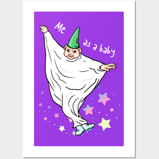 Me as a baby meme -stars Posters and Art